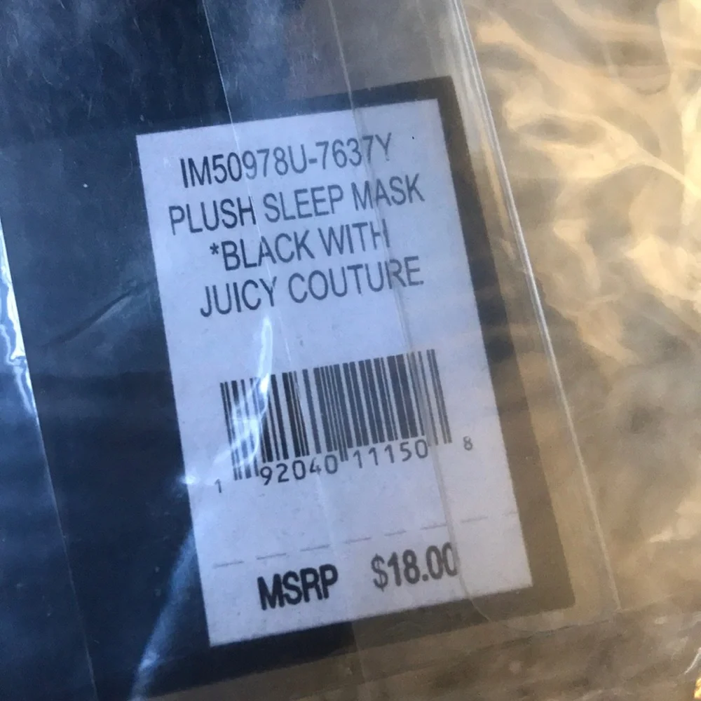 COPY - Juicy Couture Sleep Mask